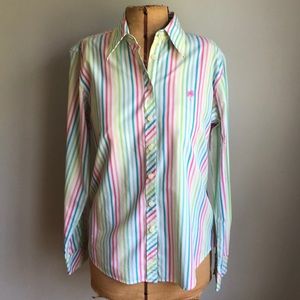 Lilly Pulitzer Striped Long Sleeve Shirt